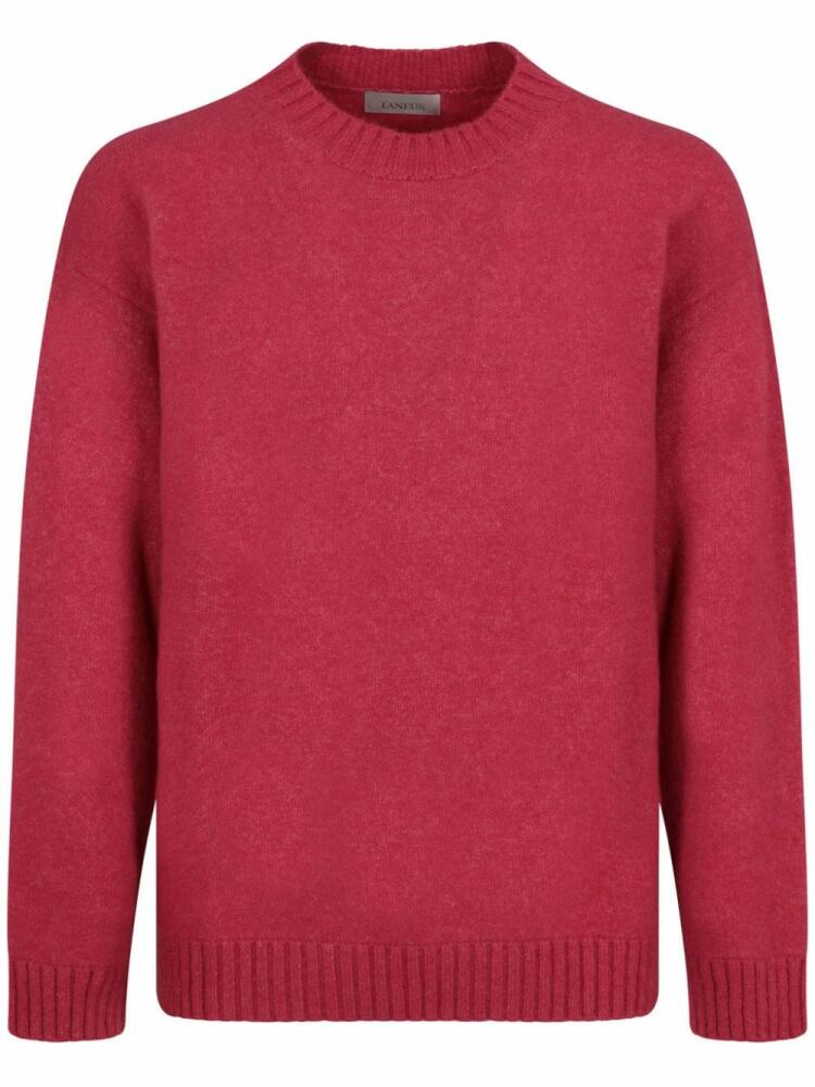 Laneus crew-neck cashmere jumper - Red Cover