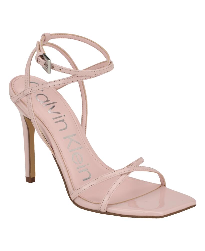 Calvin Klein Women's Tegin Strappy Dress High Heel Sandals - Light Pink Cover