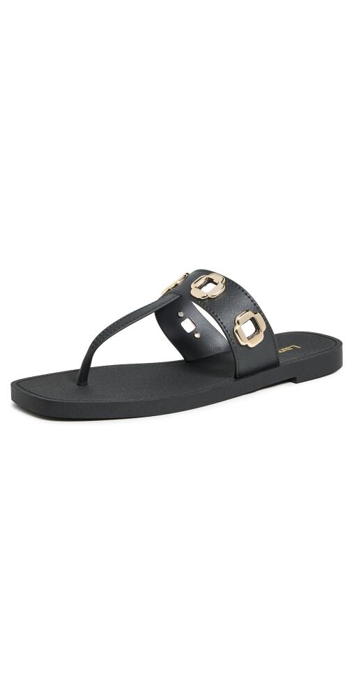 Larroude Milan Jelly Sandals Black Cover