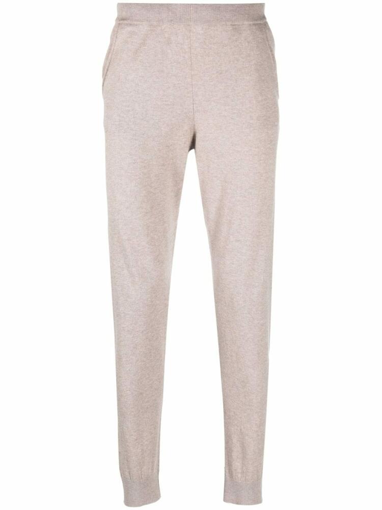 Corneliani skinny knitted track pants - Neutrals Cover