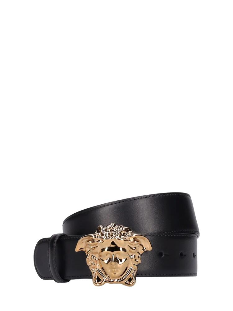 VERSACE 4cm Medusa Leather Belt Cover