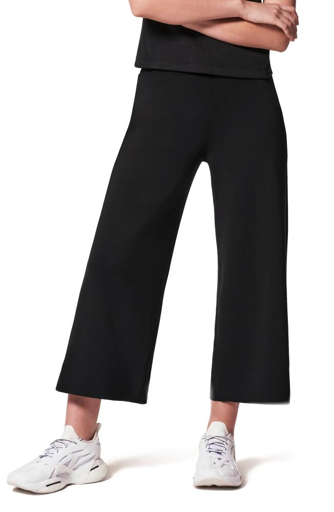 SPANX® Air Essentials Wide Leg Crop Pants in Very Black Cover