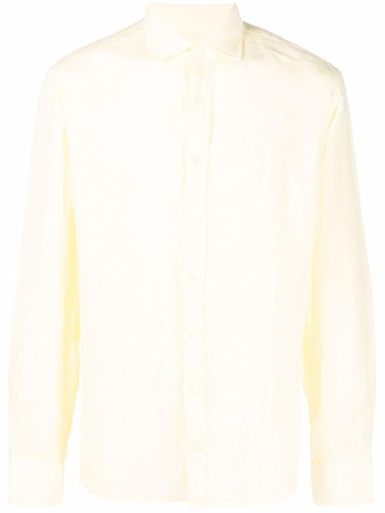 Hackett plain button-down shirt - Yellow Cover