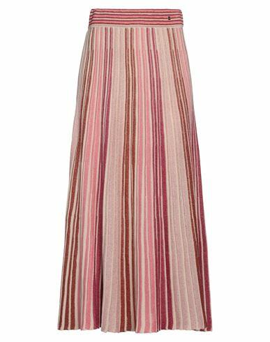 Trussardi Jeans Woman Midi skirt Beige Cotton, Viscose, Polyester Cover