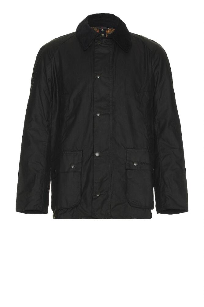 Barbour Ashby Wax Jacket in Black Cover