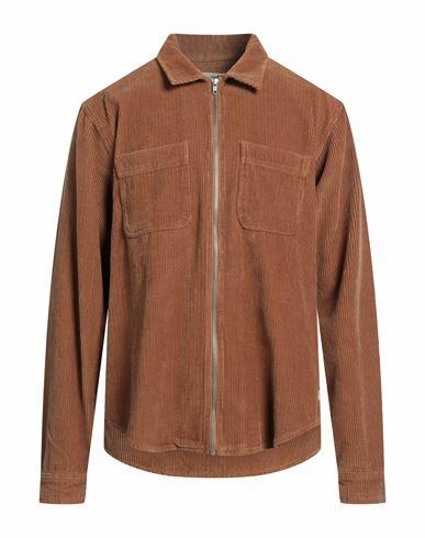 Stussy Man Shirt Camel Cotton Cover