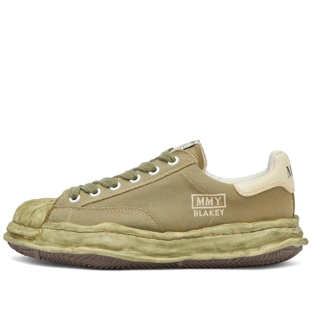 Maison MIHARA YASUHIRO Men's Blakey Low Original Sole Canvas Sneak Sneakers in Khaki Cover