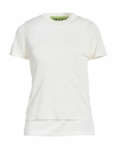 Gauge81 Woman Sweater White Linen, Polyamide Cover