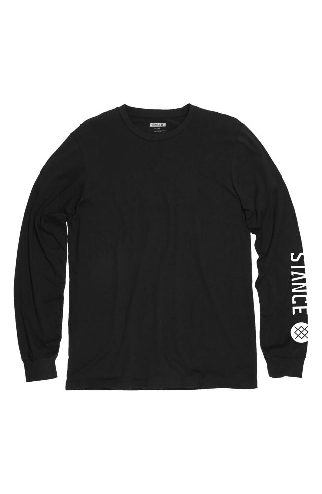 Stance Icon Long Sleeve Graphic T-Shirt in Black Cover