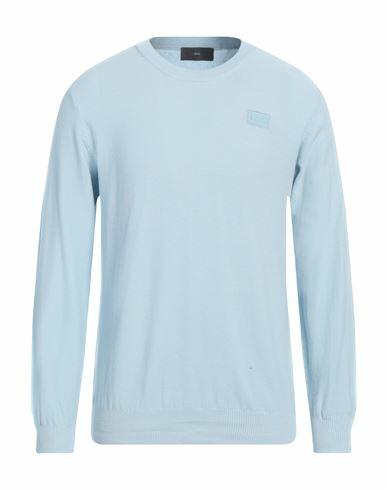 Liu •jo Man Man Sweater Sky blue Cotton Cover