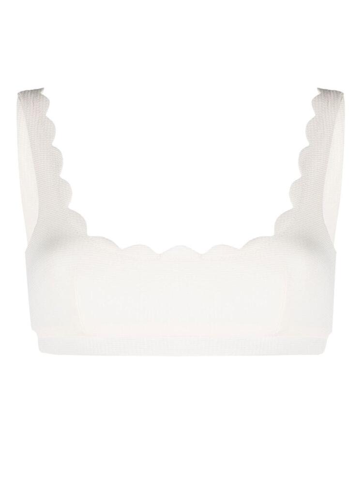 Marysia Mini Palm Springs bikini top - White Cover