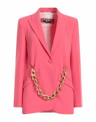 Patrizia Pepe Sera Woman Blazer Coral Polyester, Elastane Cover