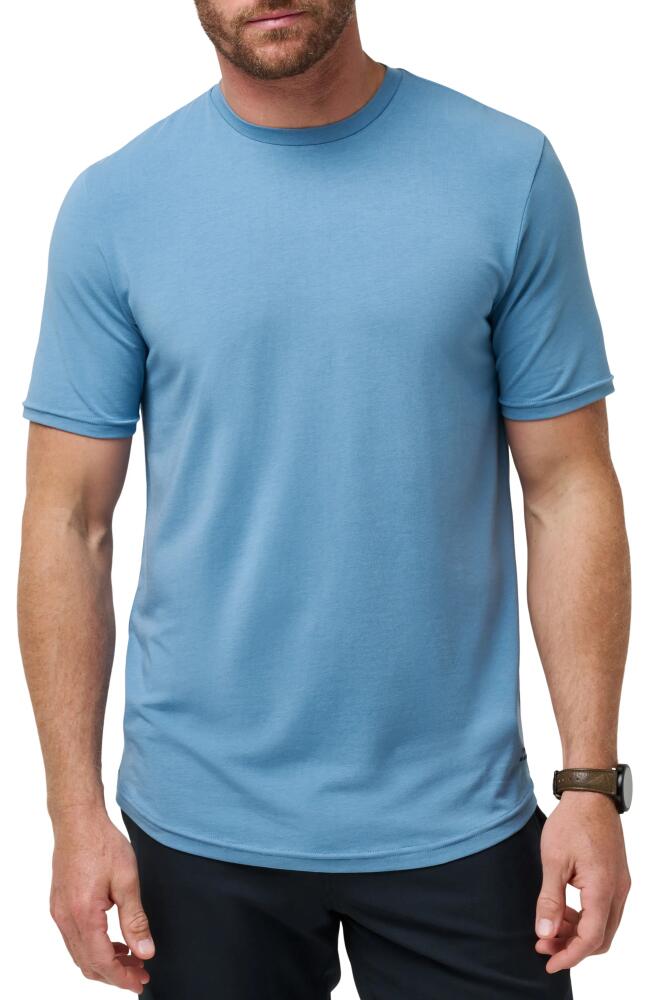 TravisMathew Cloud Crewneck T-Shirt in Coronet Cover