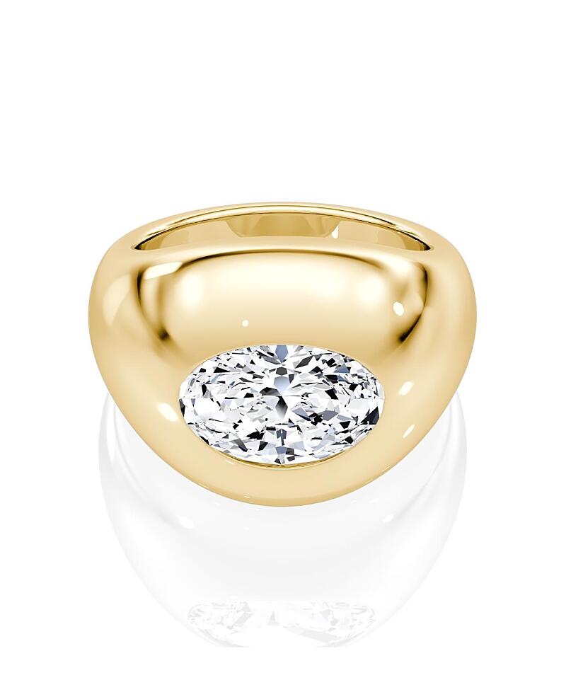 Vrai Lab Grown Diamond Oval Dome Band in 14K Gold, 2.0 ct. t. w. Cover