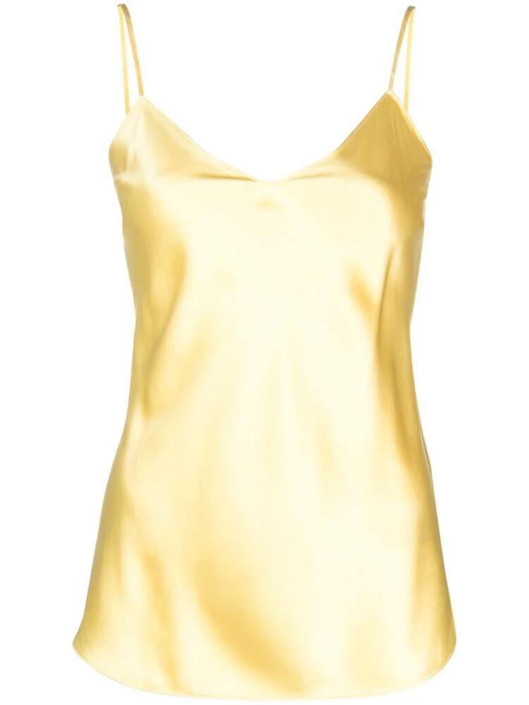 Polo Ralph Lauren spaghetti-straps silky top - Yellow Cover