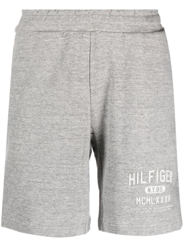 Tommy Hilfiger logo-print track shorts - Grey Cover