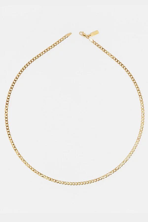 Deux Lions Jewelry Cuban Chain Necklace in Gold Cover