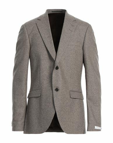 Tiger Of Sweden Man Blazer Khaki Wool, Polyester, Polyamide, Elastane Cover