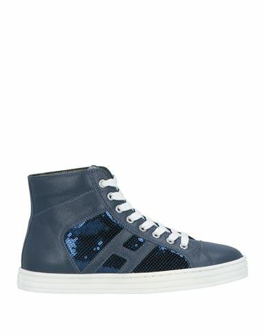 Hogan Rebel Woman Sneakers Midnight blue Leather Cover