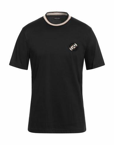 Giorgio Armani Man T-shirt Black Cotton Cover