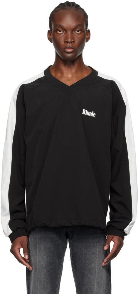 Rhude Black & White Raven Sweatshirt Cover