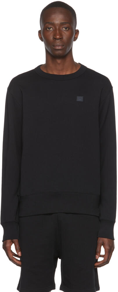 Acne Studios Black Cotton Sweatshirt Cover