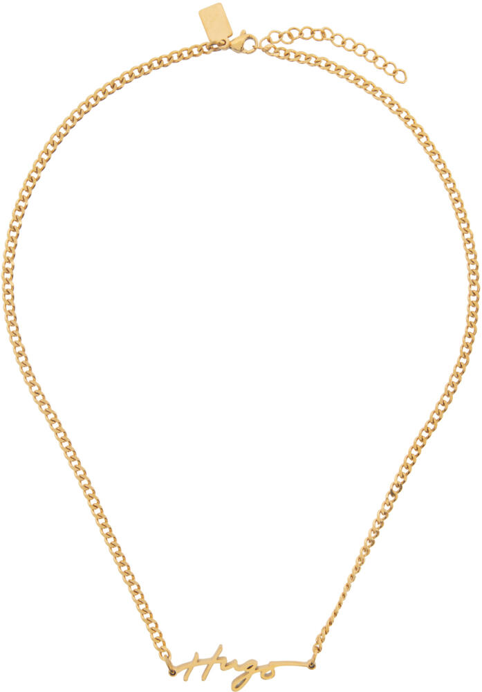 Hugo Gold Signature Necklace Cover