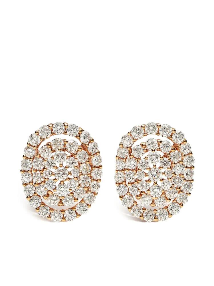 LEO PIZZO 18kt rose gold diamond Must Have earrings - Pink Cover