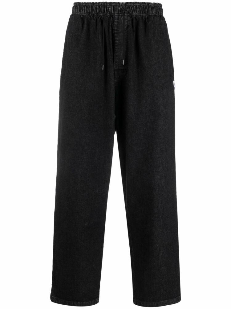 WTAPS straight leg tapered pants - Black Cover