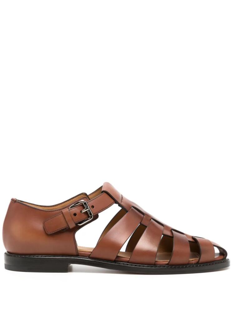 Church's buckled leather sandals - Brown Cover