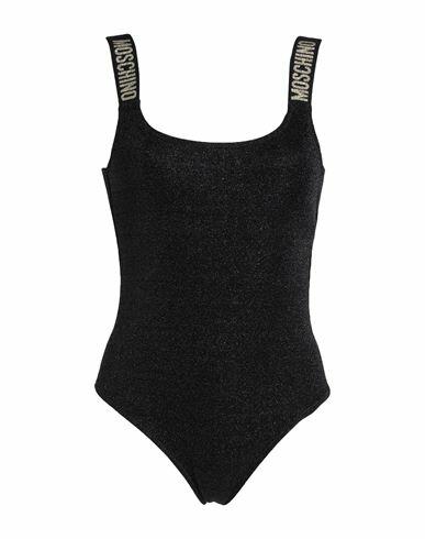 Moschino Woman One-piece swimsuit Black Polyamide, Metallic fiber Cover