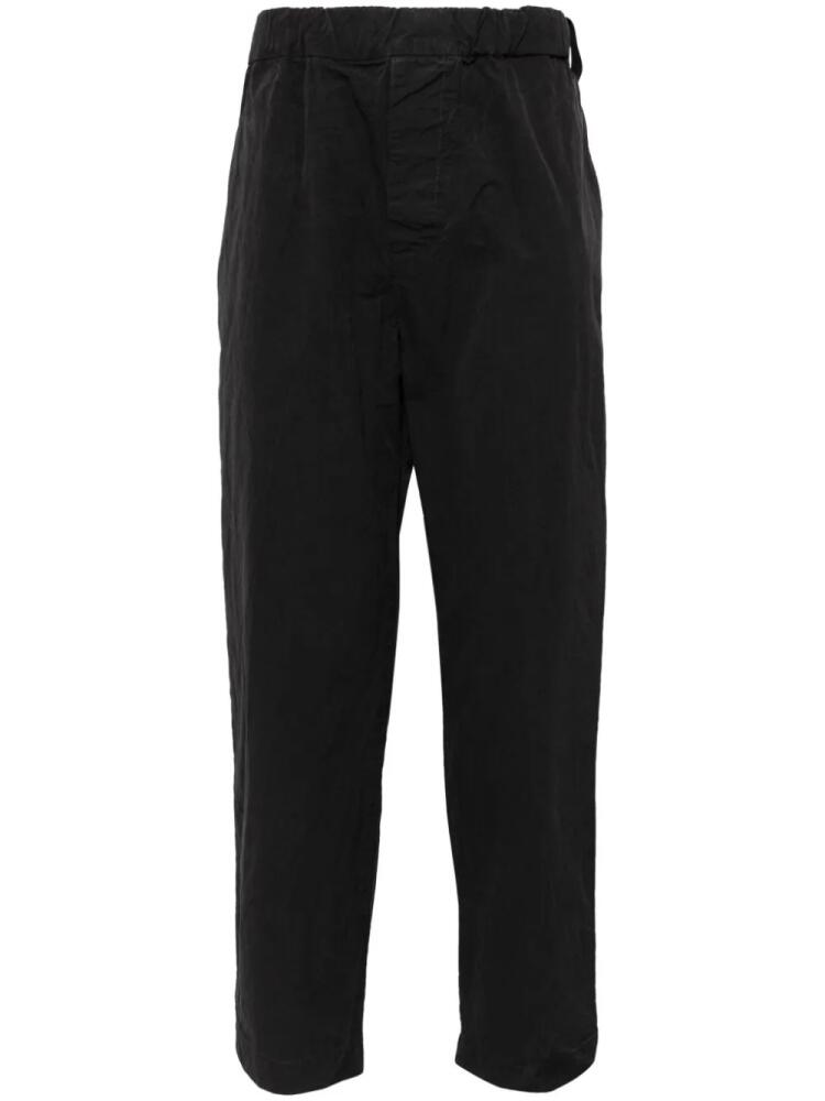 Casey Casey elasticated-waistband cotton joggers - Black Cover