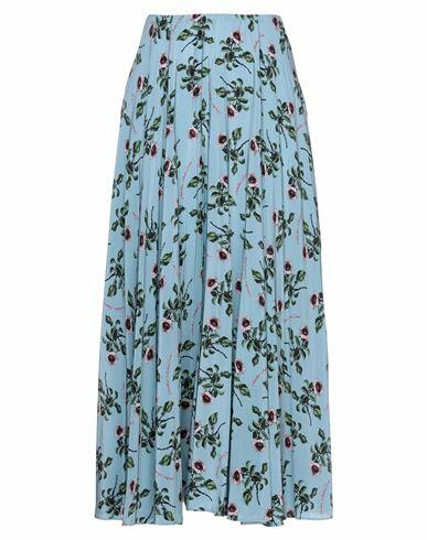 Valentino Garavani Woman Midi skirt Sky blue Silk Cover