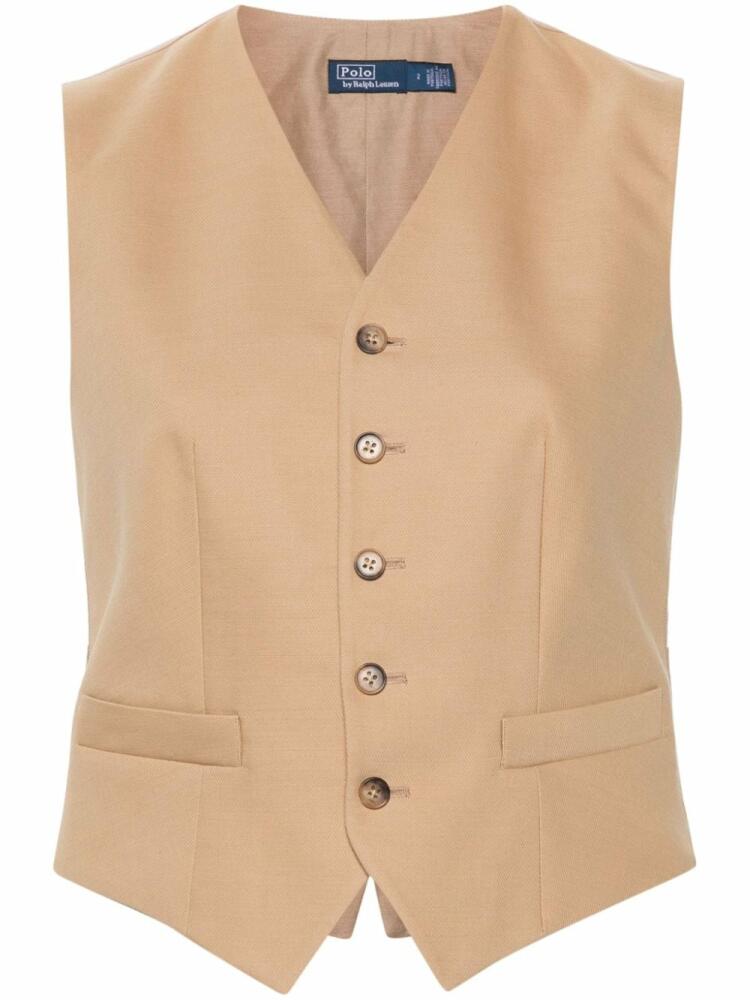 Polo Ralph Lauren tailored twill waistcoat - Neutrals Cover