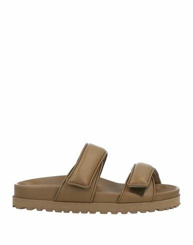 Gia X Pernille Teisbaek Woman Sandals Military green Soft Leather Cover