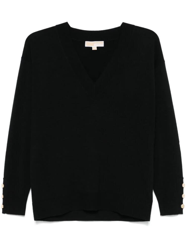 Michael Michael Kors V-neck sweater - Black Cover