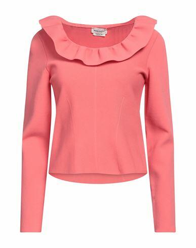 Alexander Mcqueen Woman Sweater Coral Viscose, Polyamide, Polyester, Elastane Cover