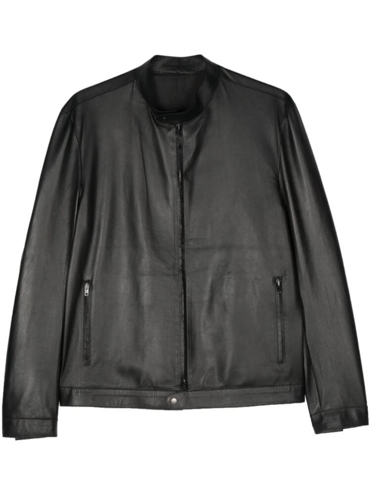 Salvatore Santoro zip-up leather jacket - Black Cover