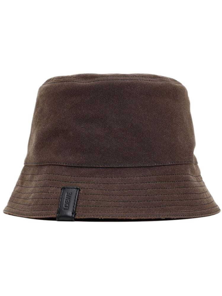 LOEWE reversible bucket hat - Brown Cover