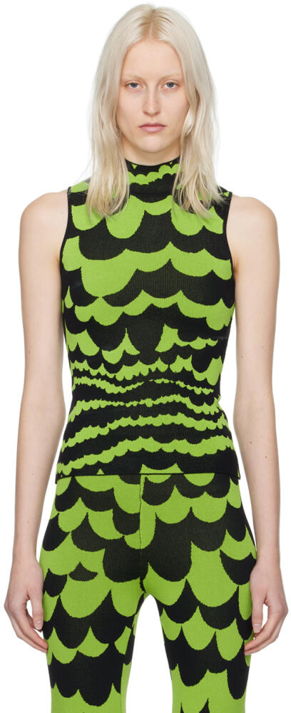 SIMONMILLER Green & Black Rohe Tank Top Cover