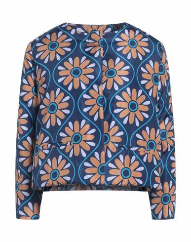 Niū Woman Jacket Midnight blue Polyester Cover