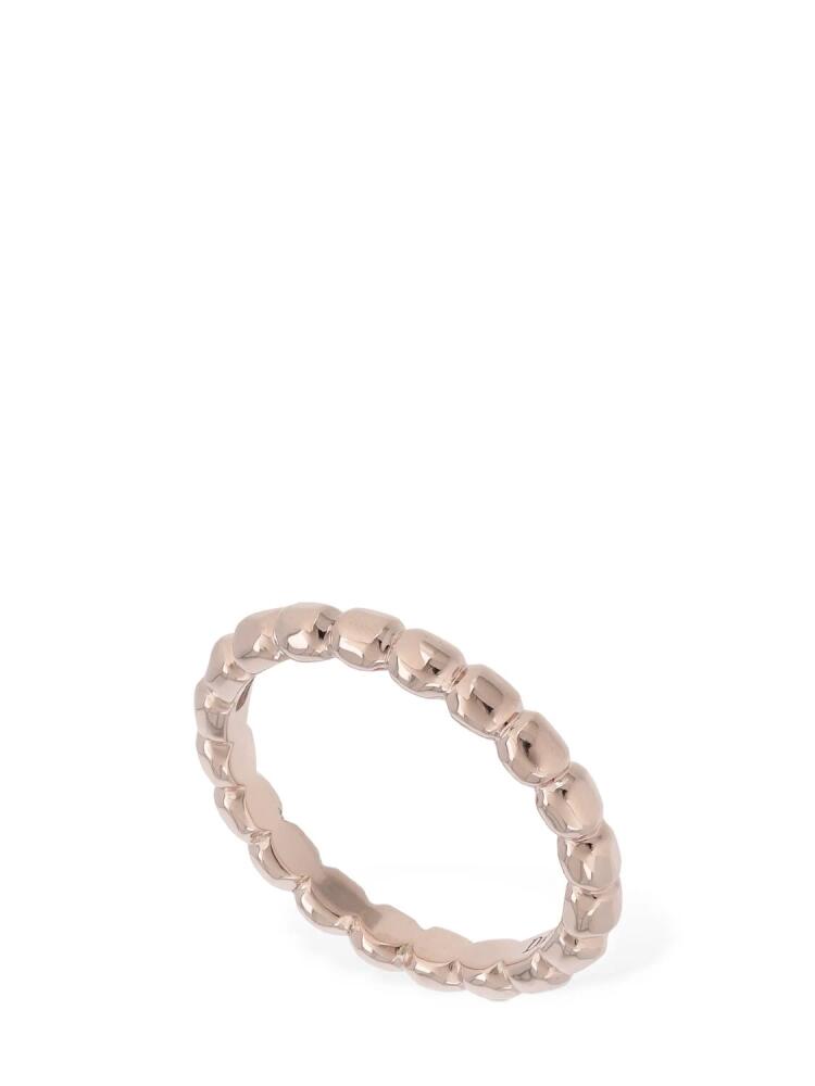 DODO 9kt Rose Gold Granelli Ring Cover