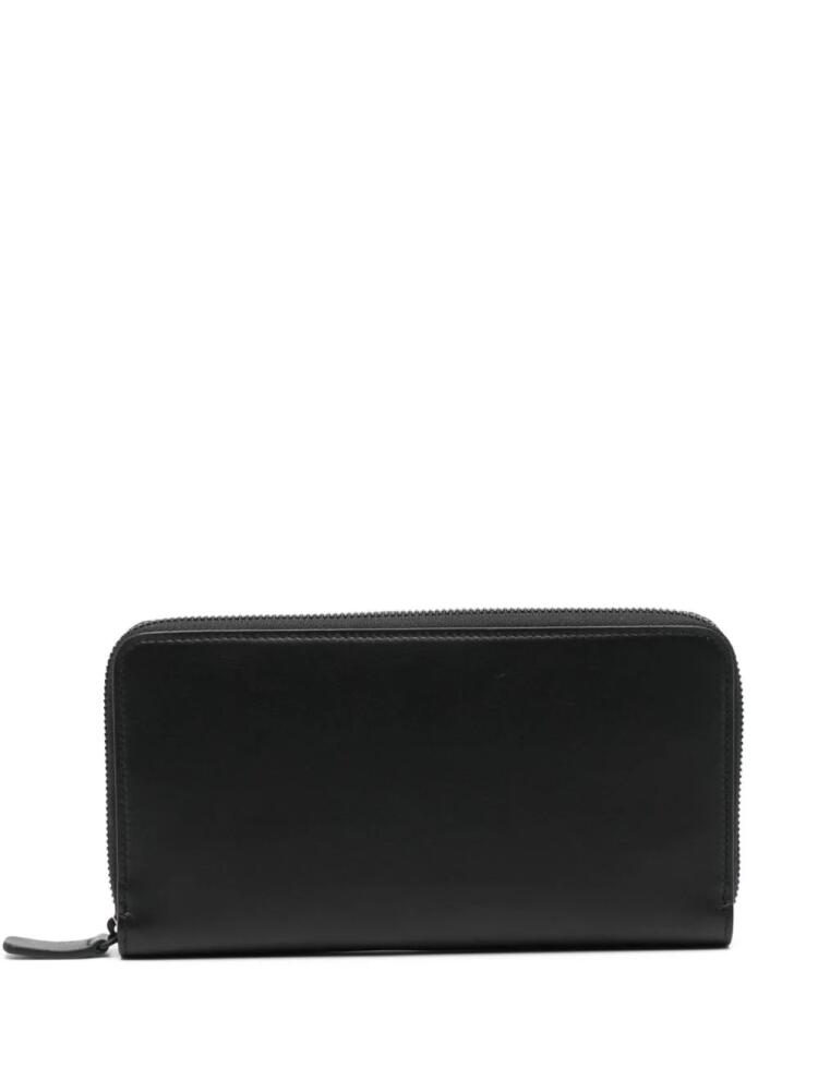 Common Projects logo-stamp leather wallet - Black Cover