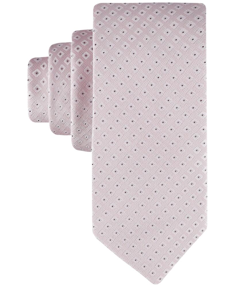 Calvin Klein Men's Syrus Dot Tie - Pink Cover