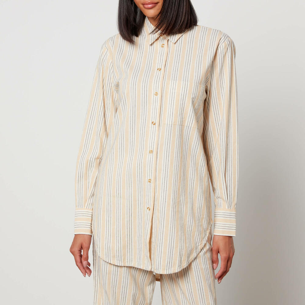 Aligne Faria Striped Organic Cotton-Poplin Shirt - EU 34/UK 6 Cover