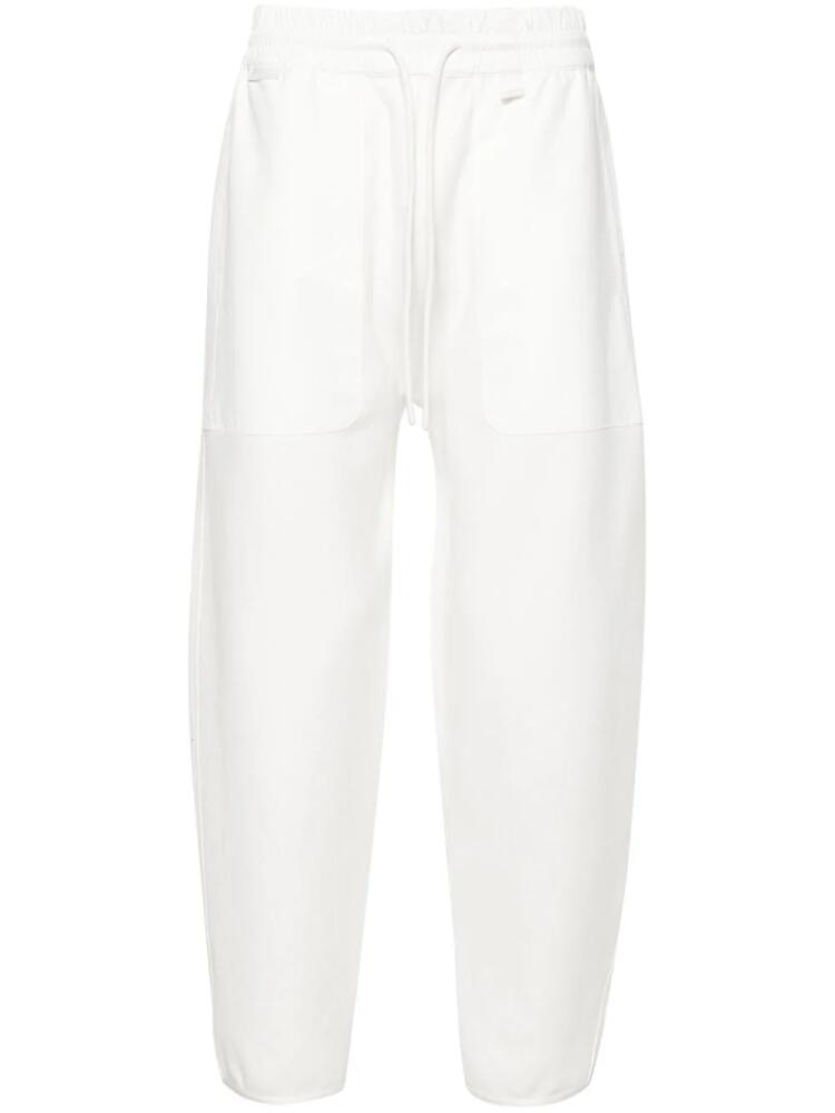 Moncler panelled mid-rise track trousers - White Cover