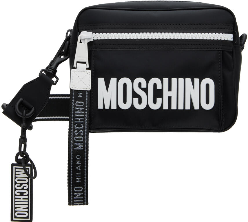 Moschino Black Logo Bag Cover