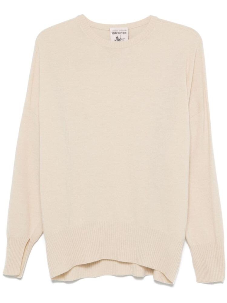 Semicouture Avis sweater - Neutrals Cover