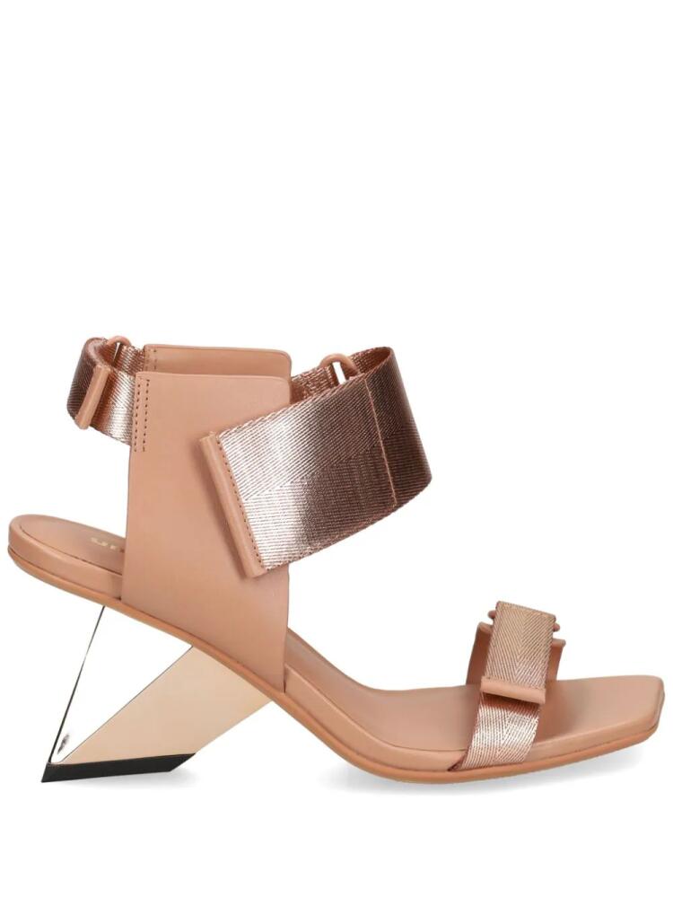 United Nude RockIt Run 70mm metallic sandals - Pink Cover