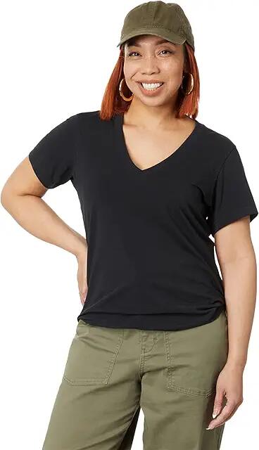 LABEL Go-To Vee (Black) Women's T Shirt Cover